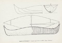 039 America Settentrionale - regione marittima orientale - canoa Beothuk